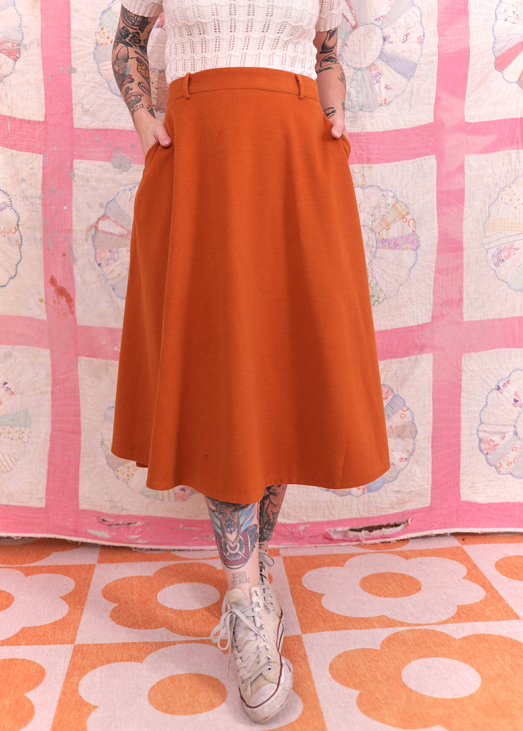 Pumpkin Midi Skirt
