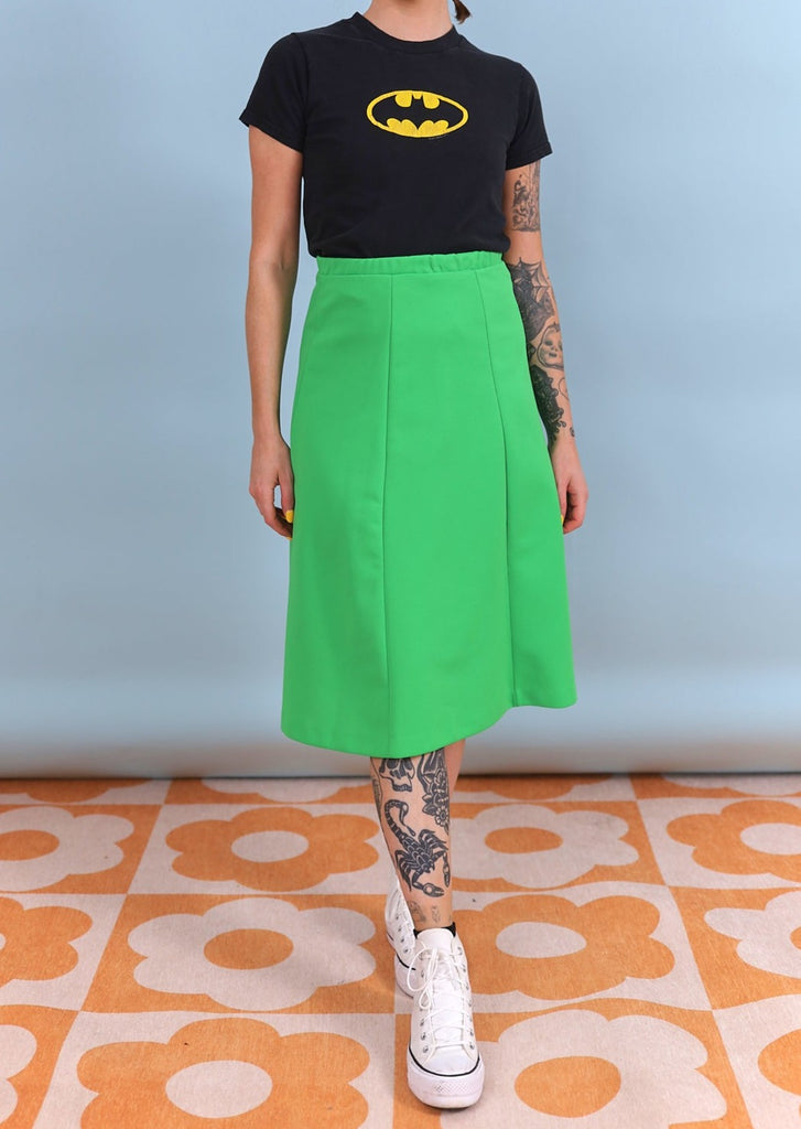 1970's Lime Green Skirt