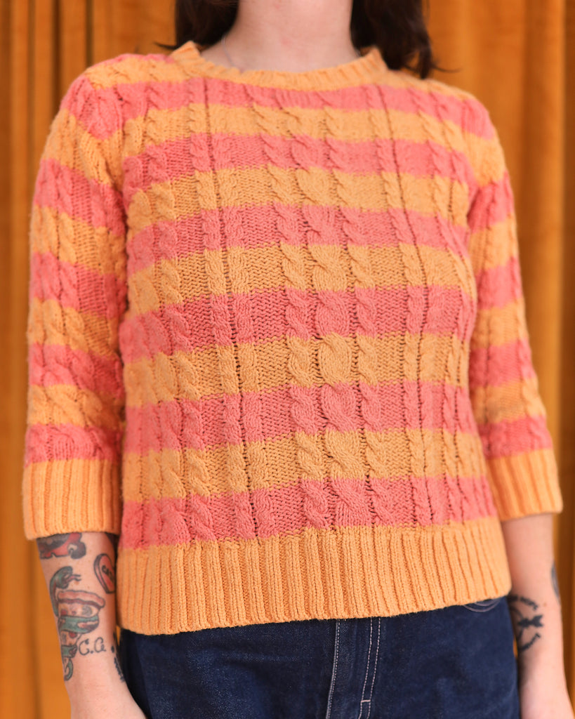 L.L. Bean Sherbet Stripe Sweater